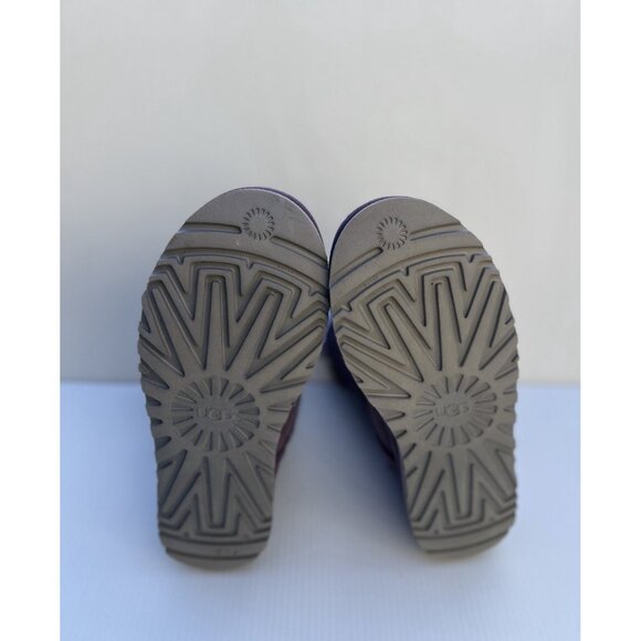 UGG Bailey Bow II Women’s Boots Size 6 Purple Suede Shearling Winter 1016225 - Picture 10 of 14